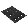 Hlyjoon Tow Hook Number Plate Mounting Bracket Car Front Bumper
