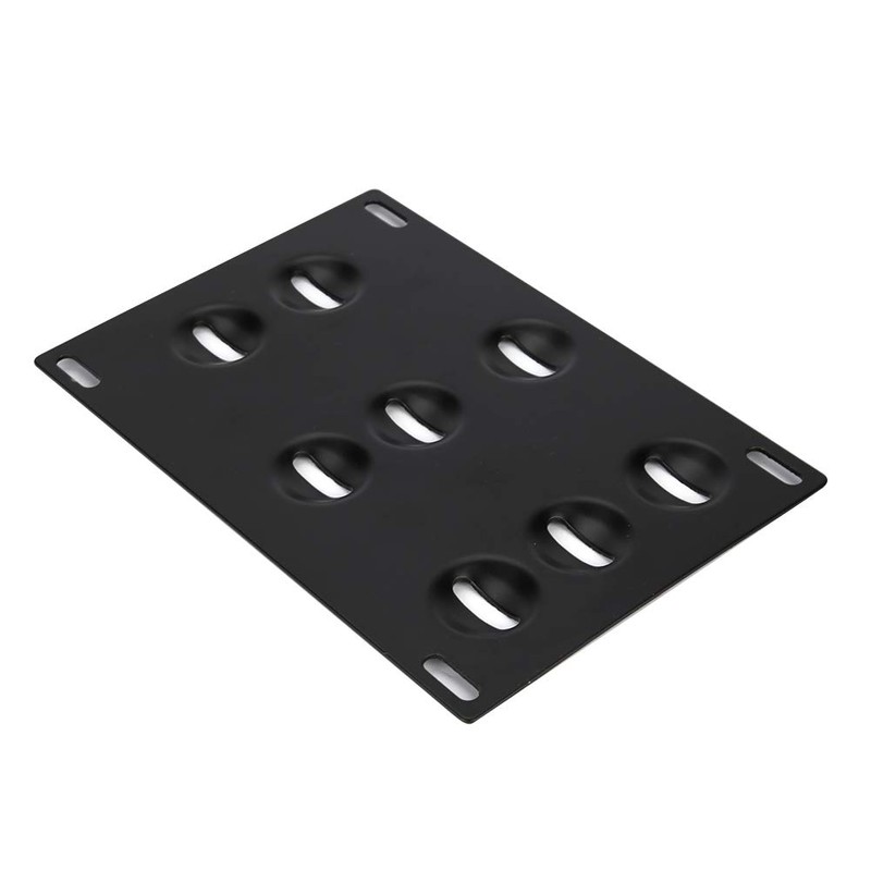 Hlyjoon Tow Hook Number Plate Mounting Bracket Car Front Bumper