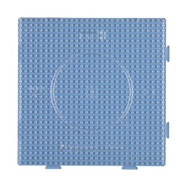 Hama 10.234TR Large Transparent Square Pegboard, Multicolour, 1 STK