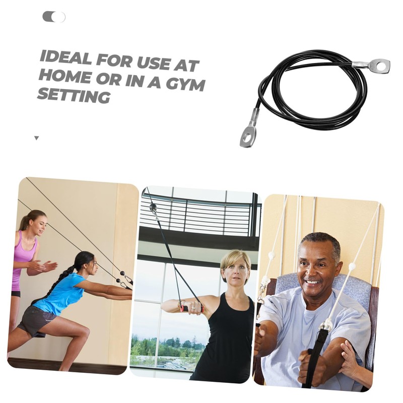 SUPVOX Professional Multi-Function Pulley Cable System Durable Replacement Cable for