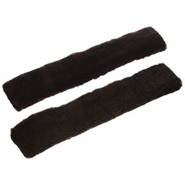 Dr. Sheepskin - Natural Sheepskin Seat Belt Strap Cover (Shoulder Strap) (1pc - Brown)