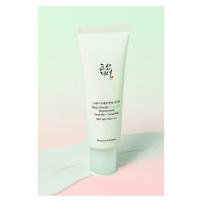 Joseon Beauty Stay Fresh Tone-Up Sunscreen Green SPF50+ PA++++, 50ml,