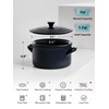 LE TAUCI 3 qt Ceramic Dutch Oven for Bread Baking