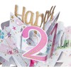 Happy 21st Birthday Pop-Up Greeting Card Original Second Nature 3D