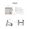 Tabarat Tps-040R Men's Crystal Glass Cufflinks Made in Japan Brass,