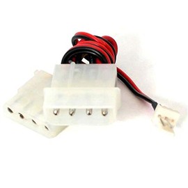 StarTech.com (30.4cm) Fan Adaptor - TX3 to 2x LP4 Power Y Splitter Cable