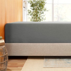 Fitted Sheet Queen Dark Grey - 800 Thread Count 100% Cotton 24" Deep Pockets Pure Natural Cotton Sheet Sateen Weave - 1 Piece Fitted Sheet Only (Queen, Dark Grey)