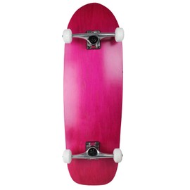 Moose Old School 10" x 33" Stained Pink Blank Skateboard Complete