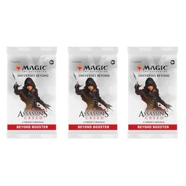 Generic 3 Packs MTG Beyond Booster Pack Lot for Universes Beyond for Assassins Creed