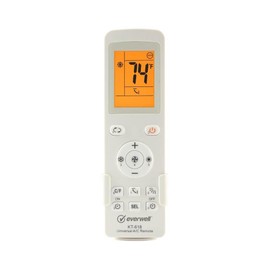 GENERIC KT-618 Mini Split Universal Remote Control,10000 Codes, Controls 99.9% AC, Beige