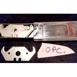 ATE Pro. USA 10 Pc. HOOK razor blades with container