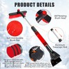 Car Ice Scraper with Broom, Snow Brush with Ice Scraper,