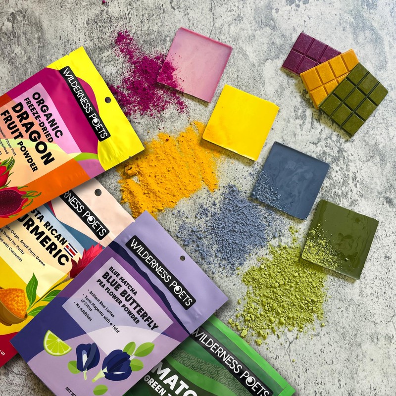 Wilderness Poets, Blue Butterfly Pea Flower Powder - Blue Matcha