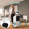 COSTWAY Evaporative Cooler, 3-in-1 Air Cooler with Remote Control, 3-Mode,
