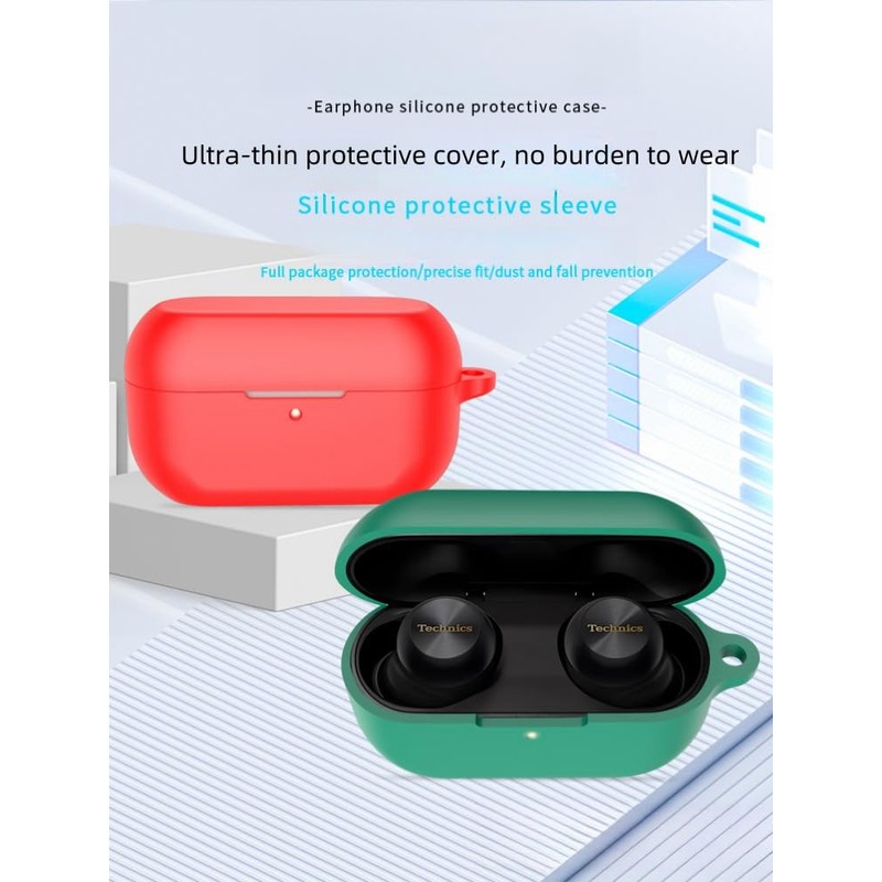 FTRONGRT Case Compatible with Technics EAH-AZ100, Soft TPU, Scratch-Resistant Protective