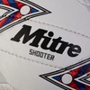 Mitre Shooter Unisex Adult Football White/Red/Blue/Blue, 5