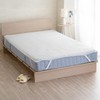 Mattress Pad, Single, Gray, 39.4 x 78.7 inches (100 x