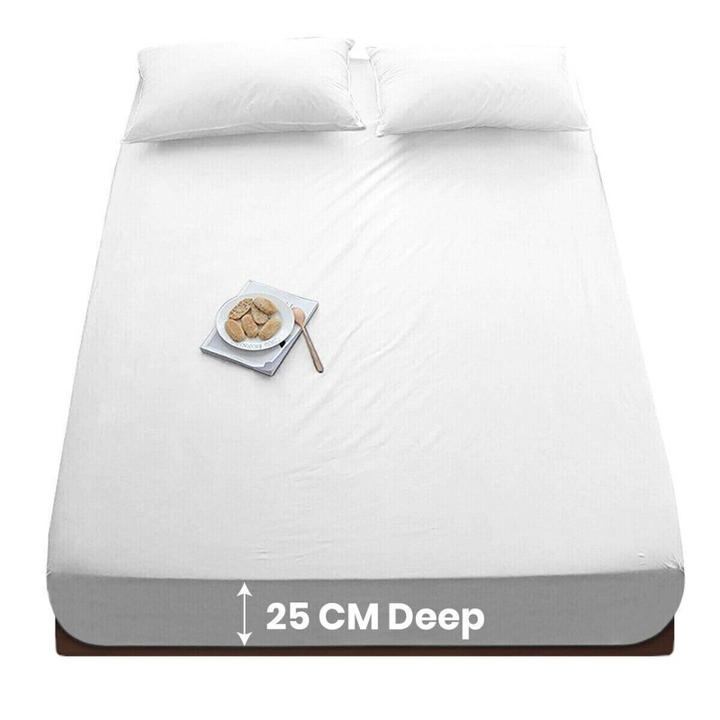 Microfibre Fitted Sheets Luxurious Easy Care Super Soft All Year