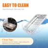 Stainless Steel Turkey Baking Roaster Pan Roasting Pan with V