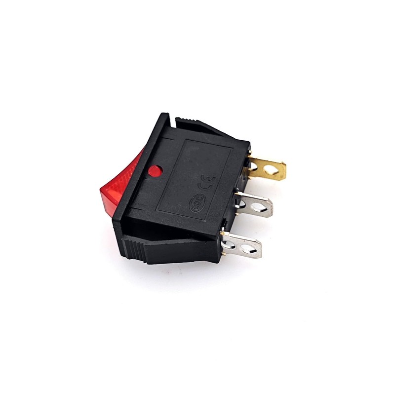 JZK 5pcs ON OFF Rocker Switch 15A 250V 20A 125V