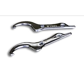 TEIN Hand Tool SST01-K0335B Car Height Adjustment Wrench, Compatible with Outer Diameter 2.8 - 5.9 inches (70 - 150 mm), Pack of 2, Silver