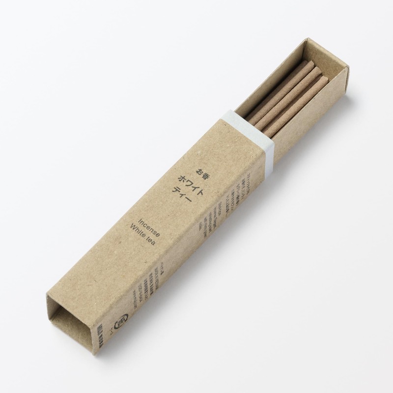 Muji 84465338 Incense White Tea, Pack of 12 / Stick