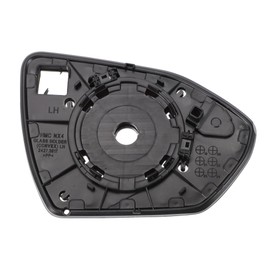 X AUTOHAUX Car Rearview Left Driver Side Mirror Glass Replacement W/Backing Plate Non-heated White Glass for Hyundai Tucson 2022-2024