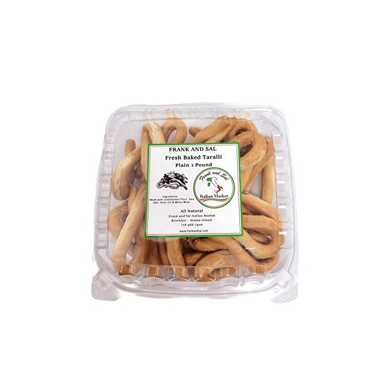All Natural Plain Taralli - Handmade at Frank and Sal