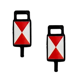 ML-Train Train Shutter Disc G Track for Freight Wagons Rear Light Rear Lighting Garden Track G Pack of 2