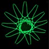 Loopunk Heavy Duty Glow-in-The-Dark Basketball Net, Luminous Self-Luminous Frame for