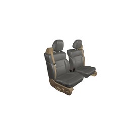 Durafit Seat Covers, C1999-D8 - Exact Fit for 2003-2007 Chevy Silverado, Avalanche & GMC Sierra Front Bucket Seats. Made in Water-Resistant Dark Gray Twill