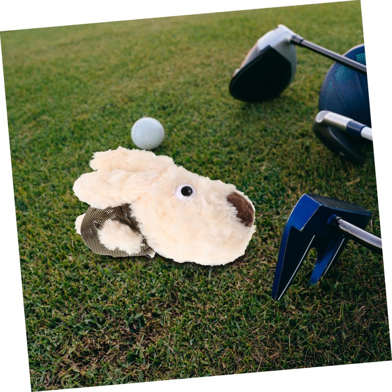 WHAMVOX Golf Driver Head Cover Adorable Dog Shape Club Head