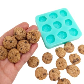 Chocolate chip cookie cereal Silicone Mold Wax mold Resin mold Soap mold Realistic Flexible mold cereal candle NC052
