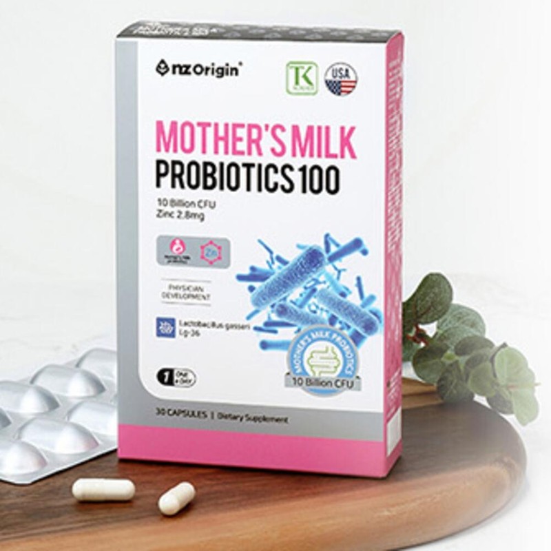 10 billion breast milk lactic acid bacteria, 2 types of