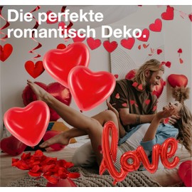 TK Gruppe Timo Klingler XXL Valentine's Day 2020 Decoration Set with Over 100 Pieces for Him and Her Girlfriend and Boyfriend