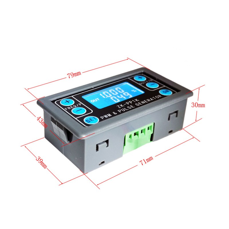Dual Mode LCD PWM Signal Generator PWM Pulse Frequency Duty