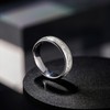 Greenpod 6mm Tungsten Rings for Men Women Silver Dome Polished