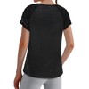 Vldnery V Neck T-Shirts for Women Pleated Short Sleeve Casual