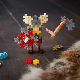 PLUS PLUS - Viking - 70 Piece Tube, Construction Building Stem/Steam Toy, Interlocking Mini Puzzle Blocks for Kids