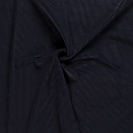 Luxury Jumbo Corduroy Velvet Fabric Material - Navy, 1Mtr 140cmx100cm
