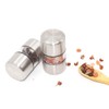 ROLMZJX 2 Pcs Salt and Pepper Grinder Set,Mini Salt shakers,Travel