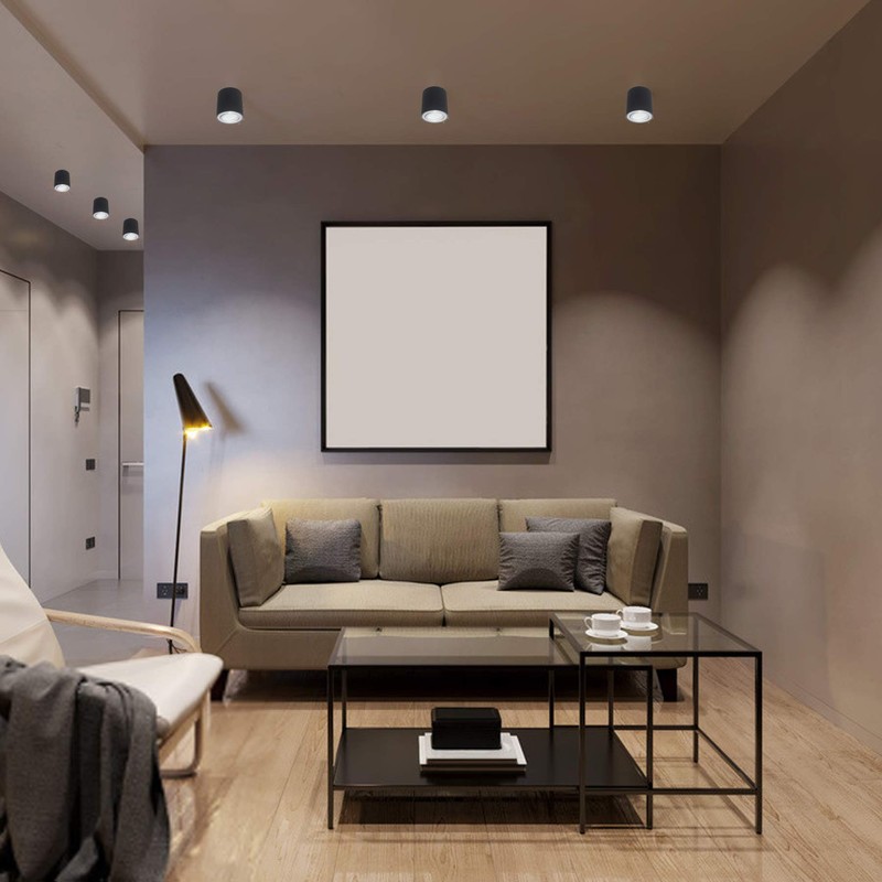 KYOTECH LED Surface-Mounted Spotlight Swivelling Diameter 80 x 84 mm