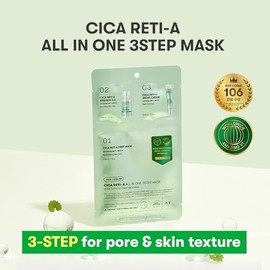 VT COSMETICS Cica Reti-A All-In-One 3-Step Sheet Mask