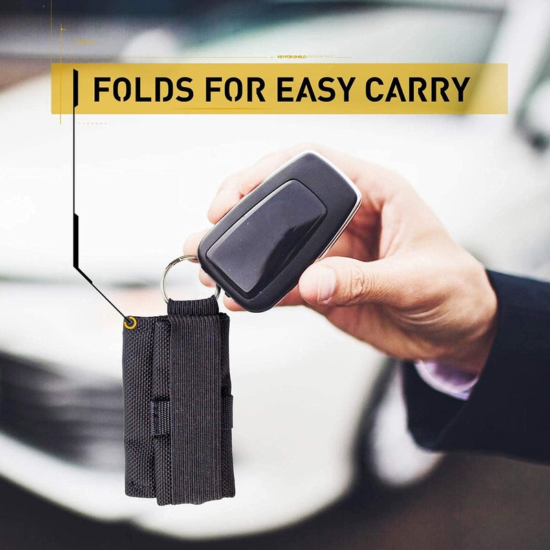 Mission Darkness Faraday Bag for Keyfobs (2-Pack) // RF Shielding