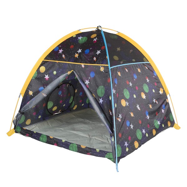 Pacific Play Tents 41200 Kids Galaxy Dome Tent w/Glow in the Dark Stars - 48" x 48" x 42" Black