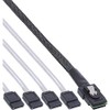 InLine® 27610 0.75m Serial Attached SCSI (SAS) cable - Serial