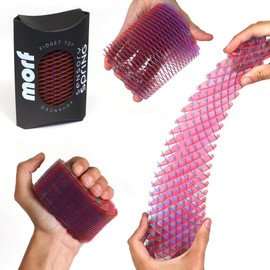 Morf Fidget Sensory Spring Berry – Bendy Elastic Fidget Toy for Kids and Adults, Dynamic Spring Toy with Color Transitions, Perfect for Sensory Play, Calming Stress Relief