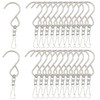 MYYZMY 24 Pack Swivel Hooks Clips for Hanging Wind Chimes,