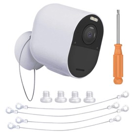 Koroao Anti-Drop Chain for Arlo Pro 4/Arlo Pro 3/Arlo Ultra - Prevent from Falling/Stolen - Weatherproof Indoor and Outdoor Safety Equipment (4-Pack)