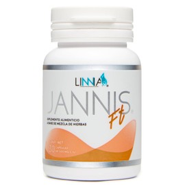 Linnia | Jannis Fit 30 Cápsulas Con Guaraná, Té Verde, L-Carnitina, Mango Africano y Enzimas Naturales | Apoyo a la Energía y Estilo de Vida Activo Suplemento alimenticio
